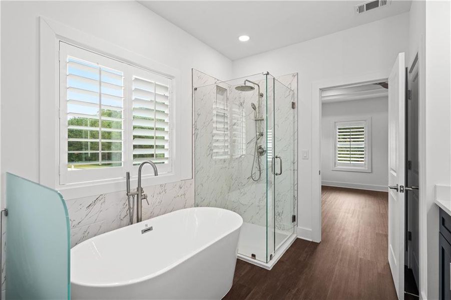 Furnished interior view inside a new home in , Stockbridge (Image 20).