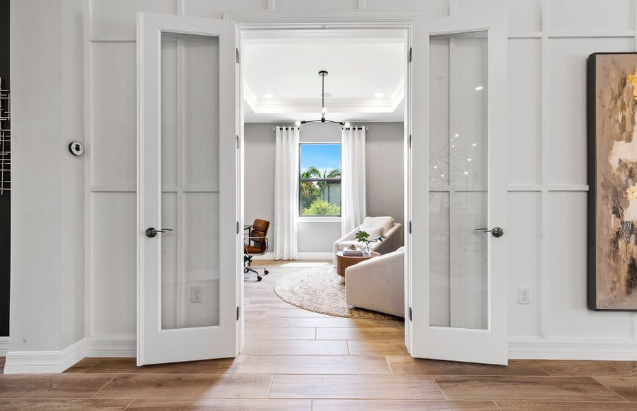 Representative furnished interior of a home built from the Layton by DiVosta in Amara, Lake Worth (Image 13). Representative furnished interior of a home built from the Layton by DiVosta in Amara, Lake Worth (Image 13).