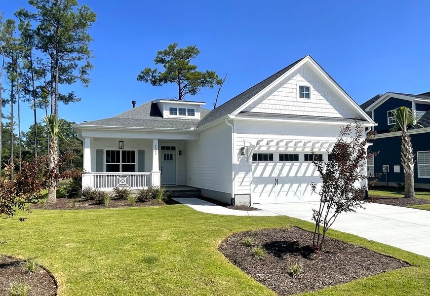 Representative exterior photo of a completed home built from the Marshall by Bill Clark Homes in Riverside Cove, Wilmington, NC (Image 22).