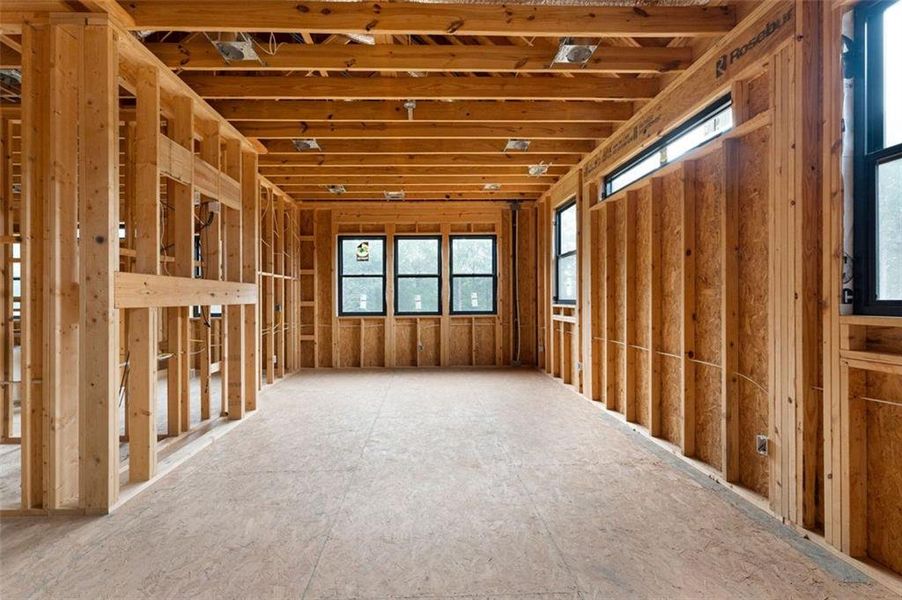 In-progress construction of a new home in , Kingston, GA (Image 14).