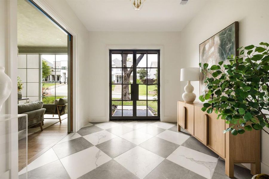 Furnished interior view inside a new home in , Dallas (Image 8). Furnished interior view inside a new home in , Dallas (Image 8).