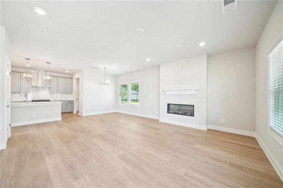 Spacious, unfurnished interior of a new home in Hemingway - Cottage Series, Cumming (Image 22). Spacious, unfurnished interior of a new home in Hemingway - Cottage Series, Cumming (Image 22).