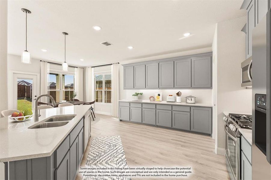 Furnished interior view inside a new home in Silo Mills, Joshua (Image 17).