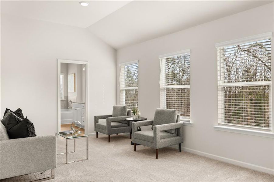 Furnished interior view inside a new home in Alcovy Village, Lawrenceville (Image 14).