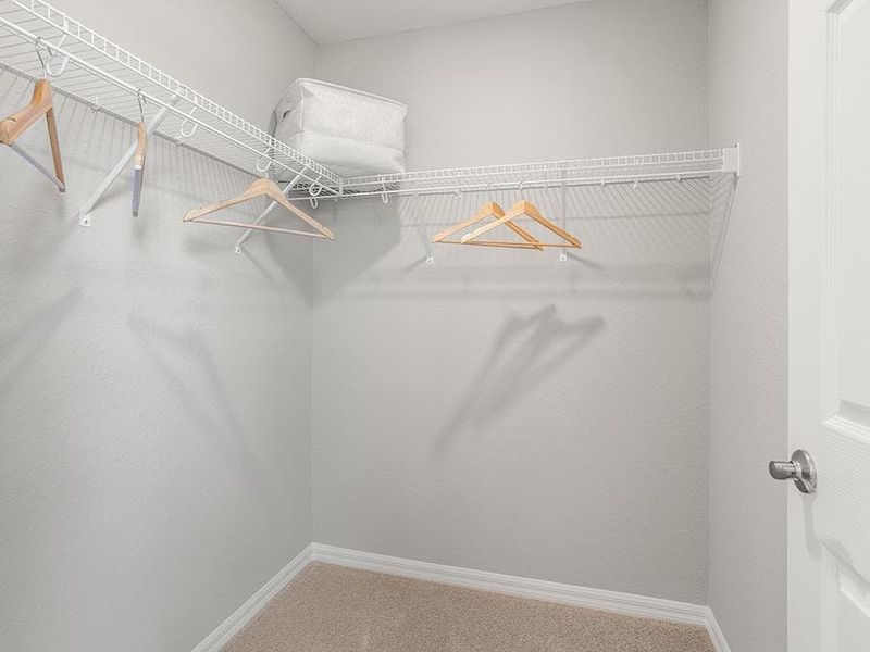 And, a walk-in wardrobe - Isla townhome by Highland Homes
