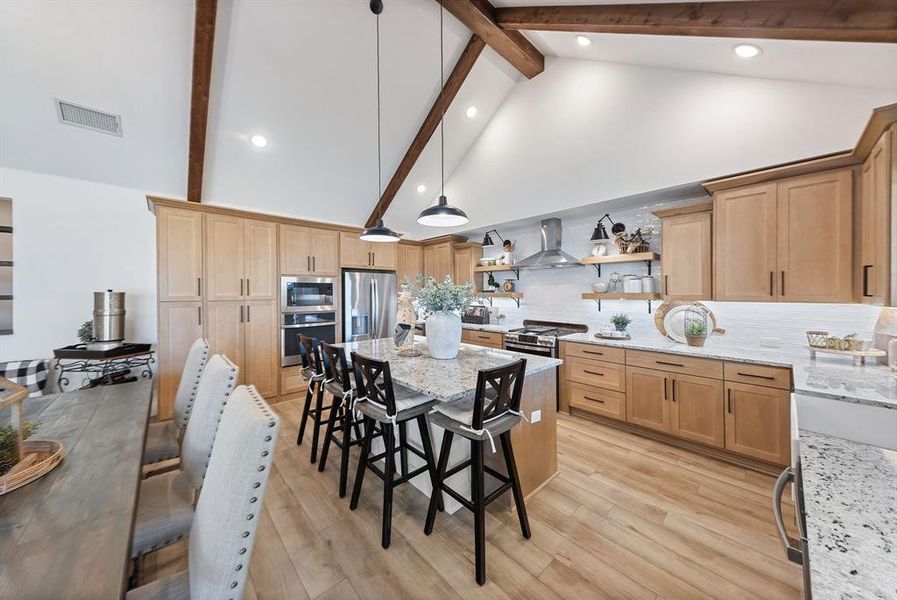 Furnished interior view inside a new home in Monterra, Fate (Image 19).