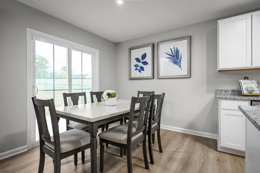 Furnished interior in a model home at Laney Farms in Pageland (Image 13).
