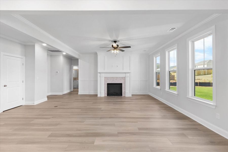 Living Room | 264 Prominence Drive, Mill Creek Plan by Ivey Homes Living Room | 264 Prominence Drive, Mill Creek Plan by Ivey Homes