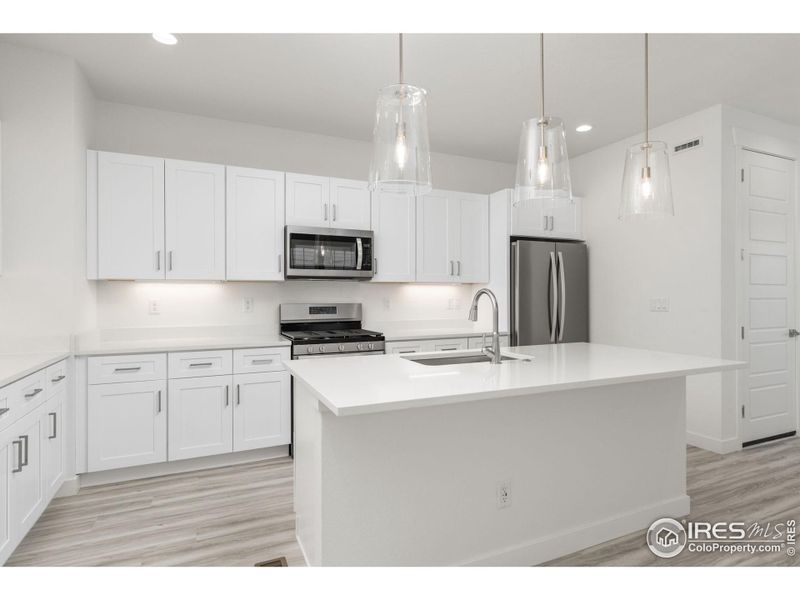 Furnished interior view inside a new home in Westerly, Erie (Image 6).