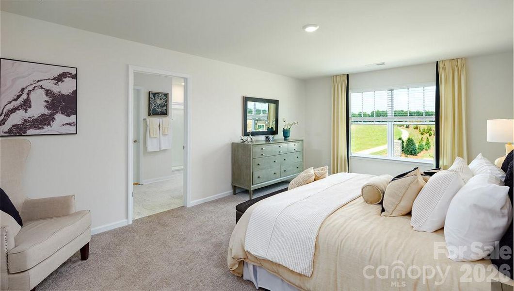 Furnished interior view inside a new home in Secrest Commons, Monroe (Image 21).