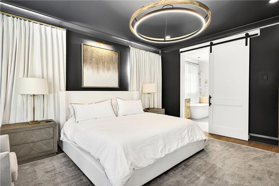 Furnished interior view inside a new home in , Atlanta (Image 31).