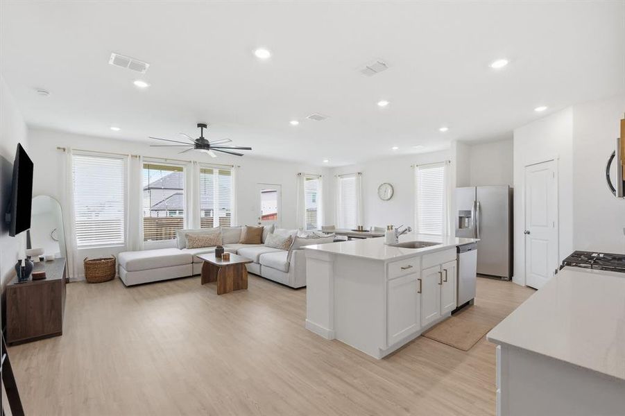 Furnished interior view inside a new home in , Forney (Image 9).