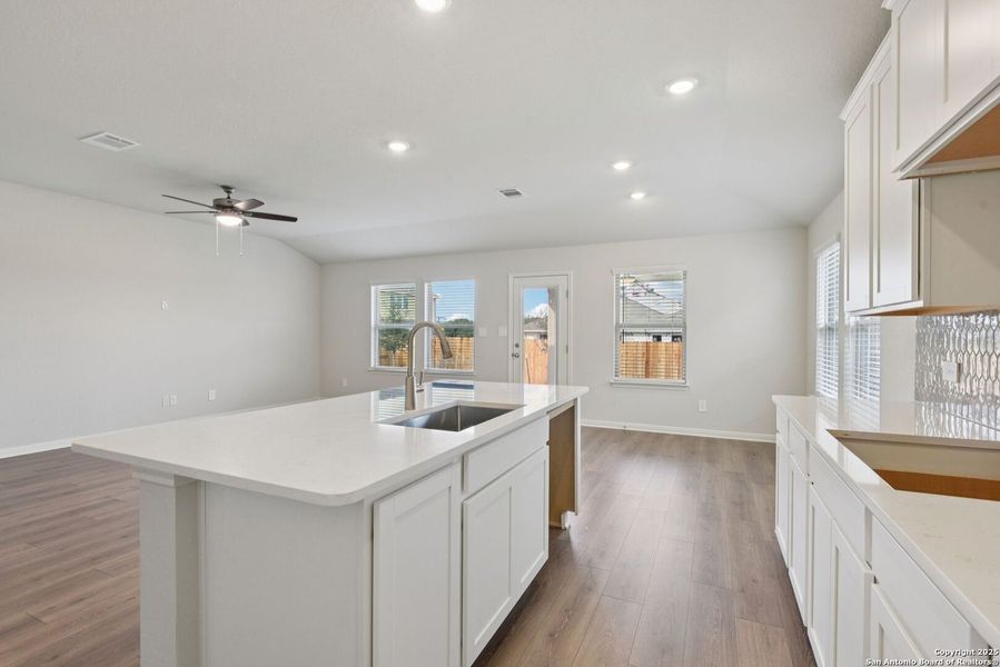 Furnished interior view inside a new home in Fox Falls, Boerne (Image 11).