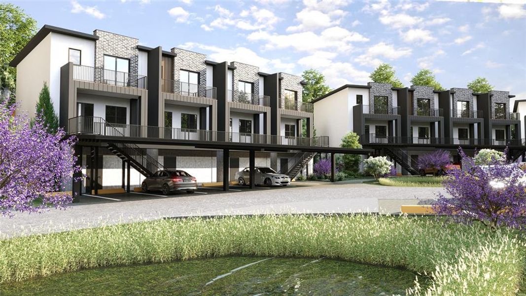 Gorgeous lock and leave luxury lake-view townhomes staring $300000 amazing upscale design for relax and peace life style.