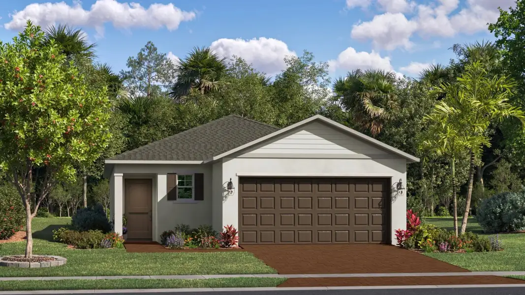 Exterior B with landscaping Exterior B with landscaping