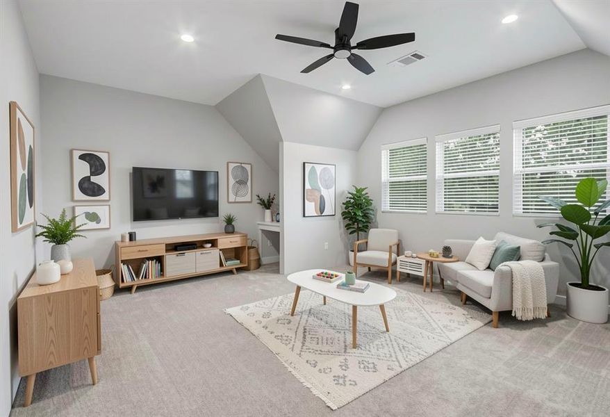 Furnished interior view inside a new home in , North Richland Hills (Image 5).