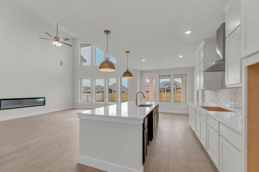 Furnished interior view inside a new home in Santa Rita Ranch, Liberty Hill (Image 5).