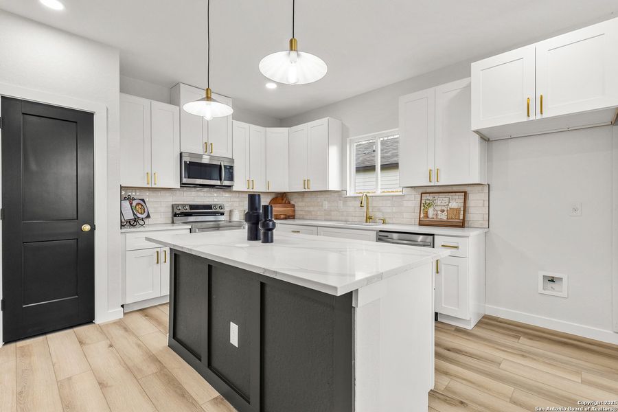 Furnished interior view inside a new home in , San Antonio (Image 17). Furnished interior view inside a new home in , San Antonio (Image 17).