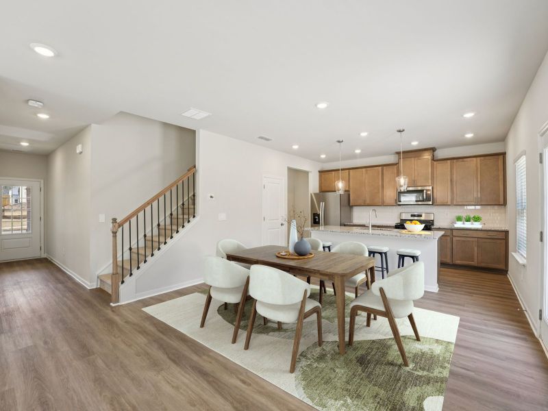 Furnished interior view inside a new home in Ivey Township, Dallas (Image 4).