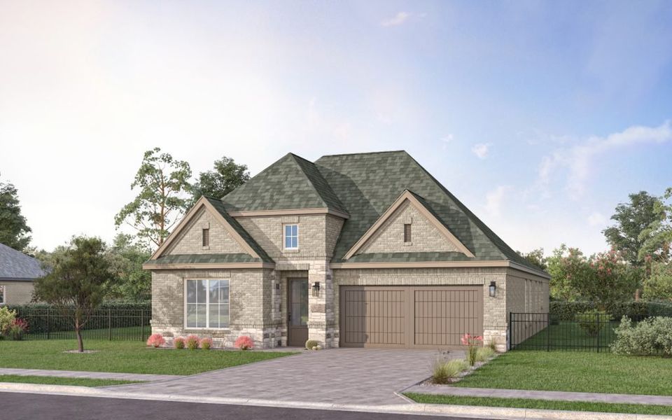 Representative exterior photo of a completed home built from the The Catalina by Stonefield Homes in The Highlands, Rockwall, TX (Image 34).