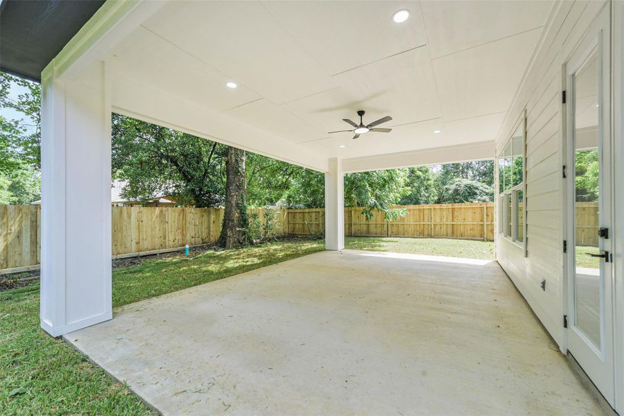 Exterior details and patio area of a home in , Tomball (Image 26). Exterior details and patio area of a home in , Tomball (Image 26).