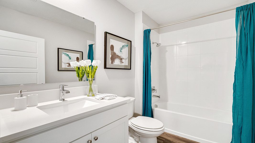 Furnished interior view inside a new home in Buena Lago Modern, St. Cloud (Image 7).