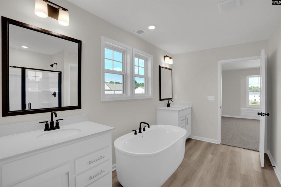 Furnished interior view inside a new home in Rolling Hills, Prosperity (Image 9). Furnished interior view inside a new home in Rolling Hills, Prosperity (Image 9).