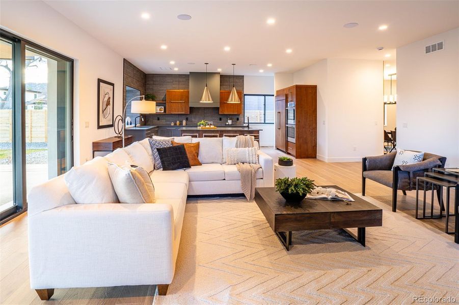 Furnished interior view inside a new home in , Boulder (Image 16). Furnished interior view inside a new home in , Boulder (Image 16).