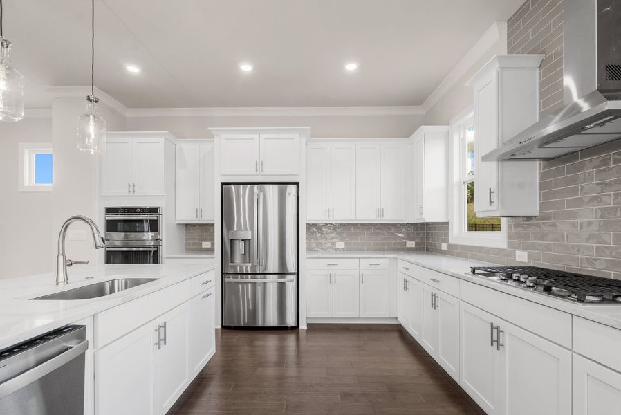 Representative furnished interior of a home built from the The Aspen II by The Providence Group in Palisades Single Family, Cumming (Image 9).