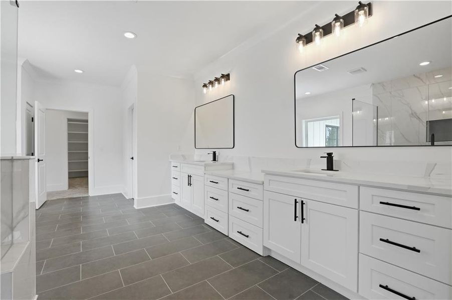 Furnished interior view inside a new home in , Marietta (Image 13).