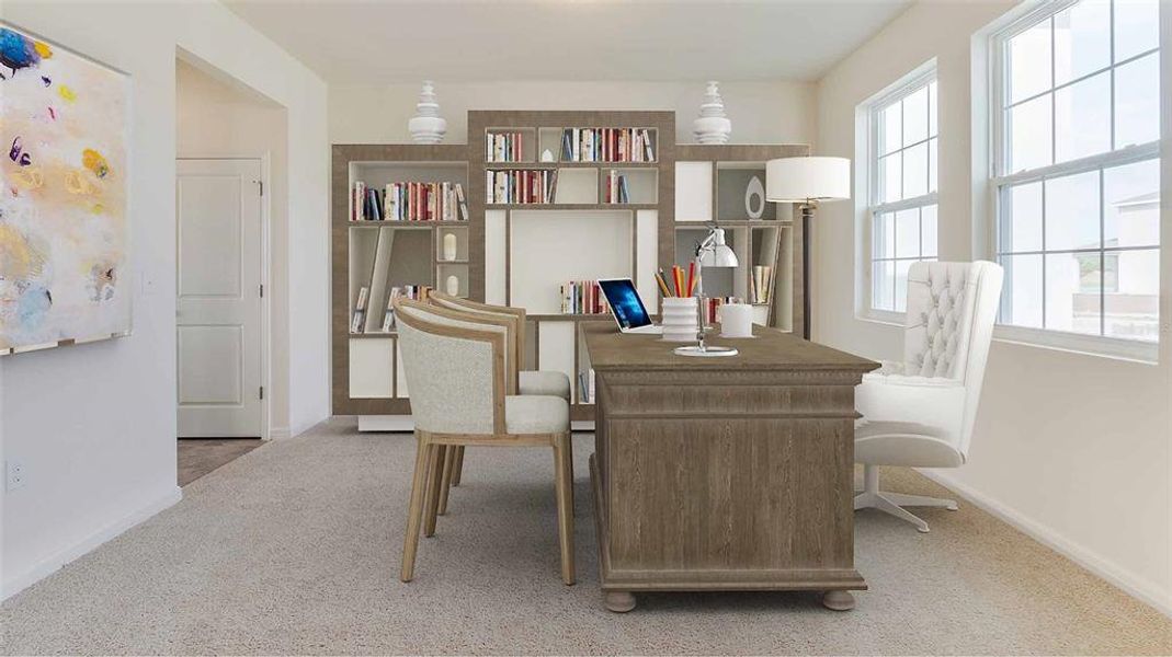 Furnished interior view inside a new home in , Zephyrhills (Image 3).
