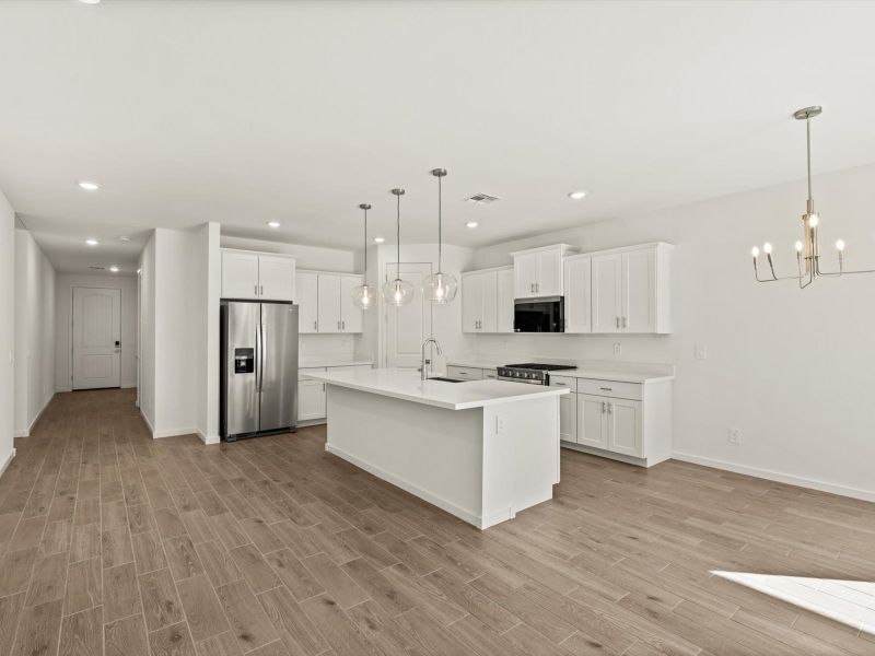 Furnished interior view inside a new home in Mountain View Estates Signature Series, Buckeye (Image 3).