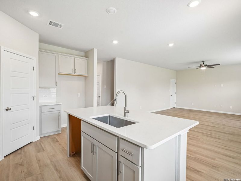 Furnished interior view inside a new home in Remington Ranch, San Antonio (Image 4).
