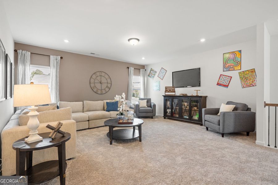 Furnished interior view inside a new home in Bryson Farms, Byron (Image 3).