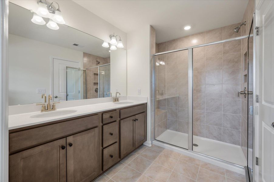 Furnished interior view inside a new home in The Landings at Montague, Goose Creek (Image 5). Furnished interior view inside a new home in The Landings at Montague, Goose Creek (Image 5).