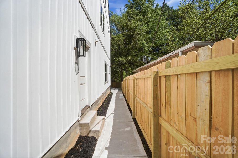 Exterior details and patio area of a home in , Charlotte (Image 26).