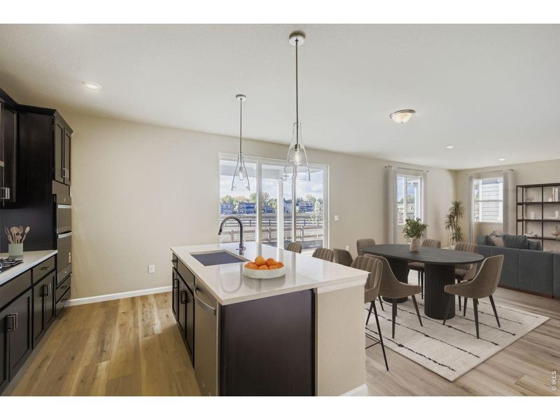 Furnished interior view inside a new home in Country Club Reserve, Fort Collins (Image 14).