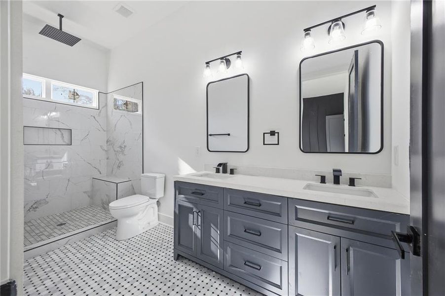 Furnished interior view inside a new home in , Flowery Branch (Image 8).