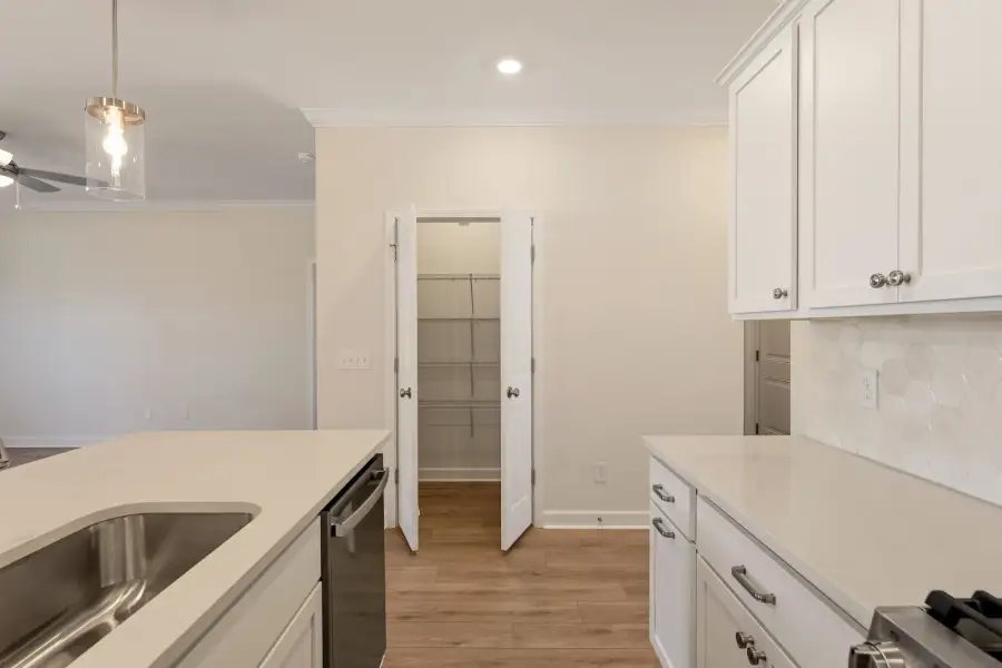 Furnished interior view inside a new home in Ridgecrest at Midway, Anderson (Image 9).
