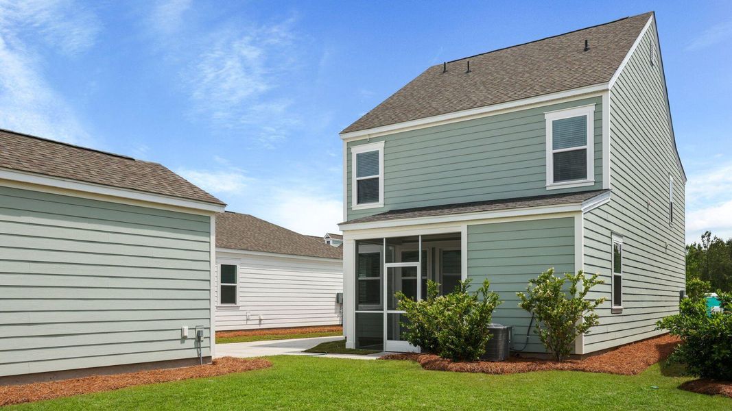 Front exterior of a new home in , Summerville, SC, highlighting curb appeal (Image 19). Front exterior of a new home in , Summerville, SC, highlighting curb appeal (Image 19).