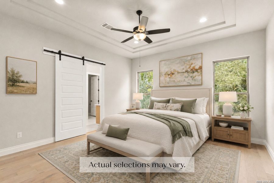 Furnished interior view inside a new home in , New Braunfels (Image 9).