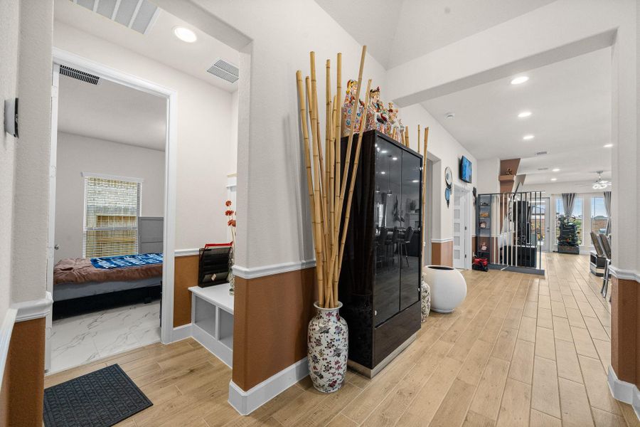 Furnished interior view inside a new home in Marvida, Cypress (Image 8).