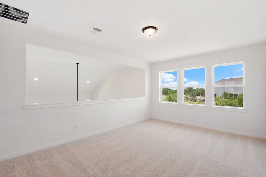 Spacious, unfurnished interior of a new home in Arbor Collection At Wolf Ranch, Georgetown (Image 31).