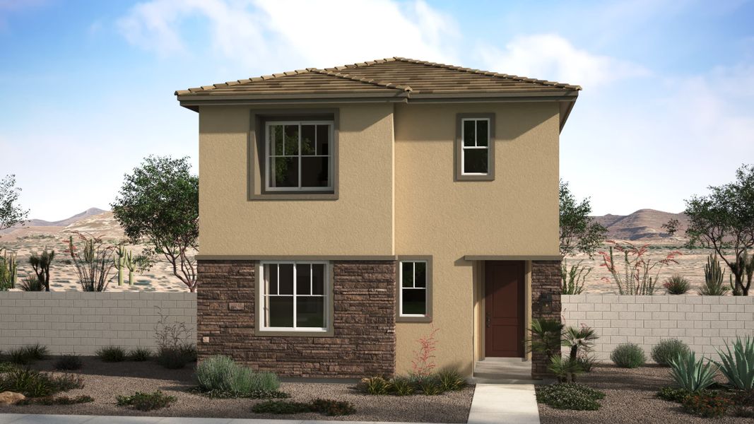 Craftsman Elevation | Millennial | Solvida at Estrella | New Homes in Goodyear, AZ | Landsea Homes