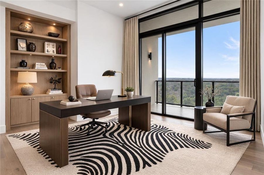 Furnished interior view inside a new home in The Dillon Buckhead, Atlanta (Image 15).