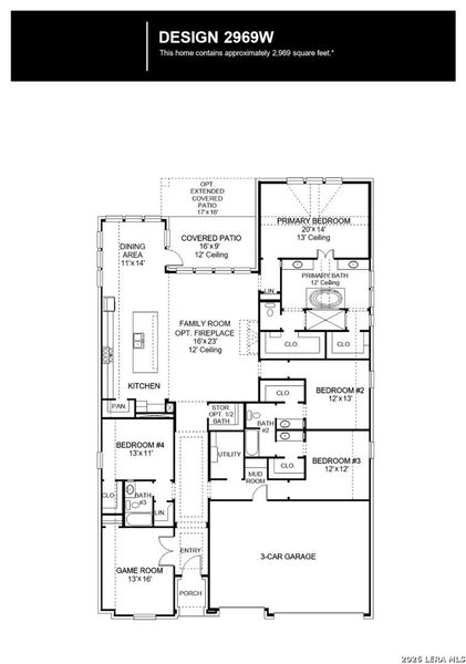 2D floor plan layout of this home in Ladera, San Antonio, TX (Image 2). 2D floor plan layout of this home in Ladera, San Antonio, TX (Image 2).