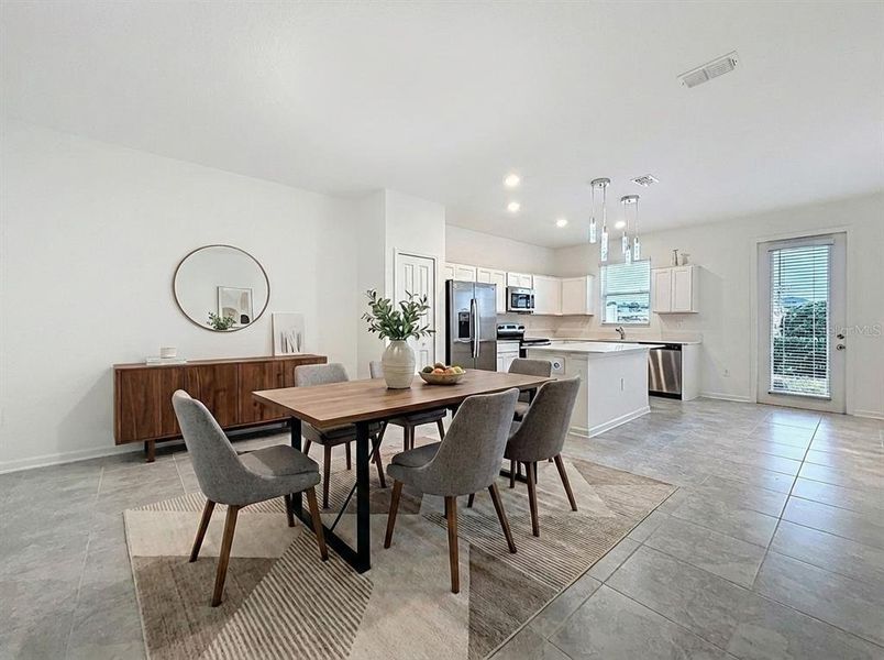Furnished interior view inside a new home in , Davenport (Image 13).