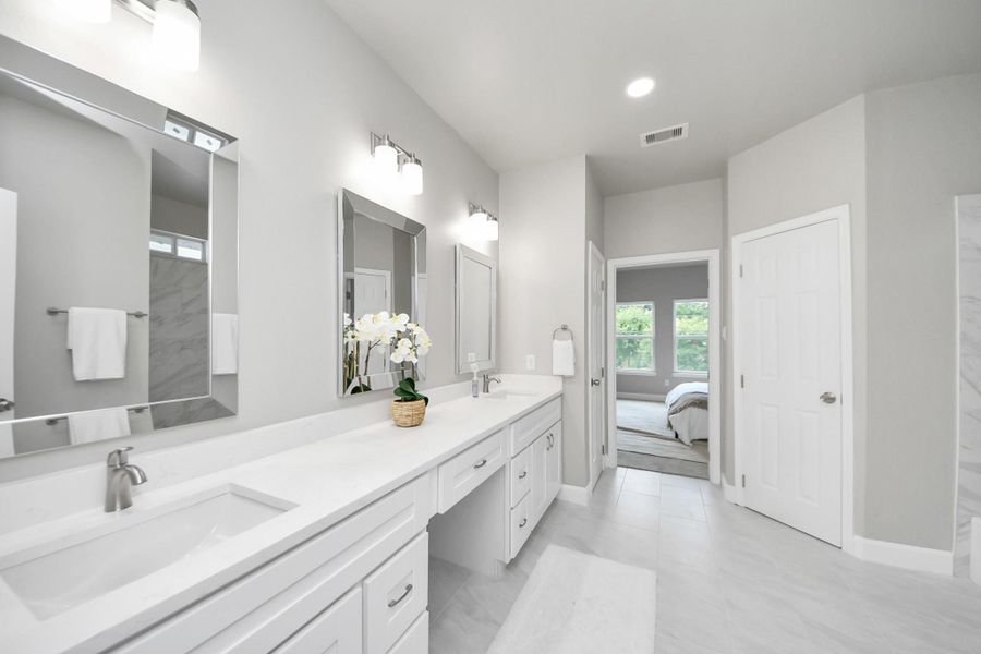 Furnished interior view inside a new home in , Houston (Image 11).