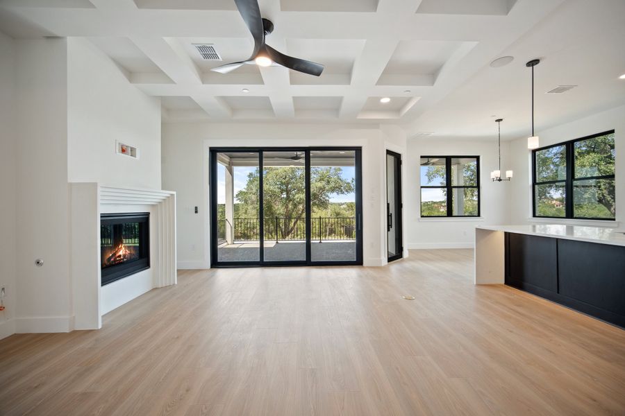 Spacious, unfurnished interior of a new home in Milky Way at River Place, Austin (Image 11). Spacious, unfurnished interior of a new home in Milky Way at River Place, Austin (Image 11).