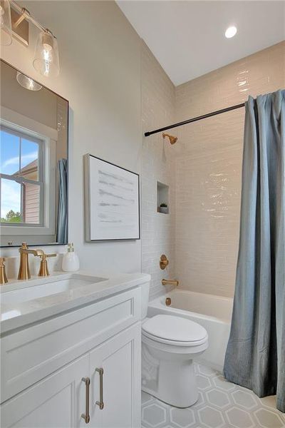 Furnished interior view inside a new home in , Newnan (Image 39). Furnished interior view inside a new home in , Newnan (Image 39).